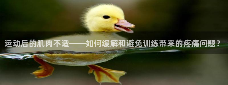 必威betway西汉姆联：运动后的肌肉不适——如何缓解和避免训练带来的疼痛问题？